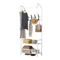 Perchero de pie, Metal, Zapatero, Resistente con estante para zapatos y prendas, Organizador ropa y accesorios, Multifuncional para salón, Dormitorio, Sala de estar, Recibidor, Entrada - details 2