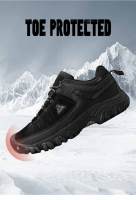 HIKEUP Zapatos De Senderismo Para Hombres Calidad Superior Duraderos De Cuero Suela De Goma Para Actividades Al Aire Libre Talla Verdadera - details 4