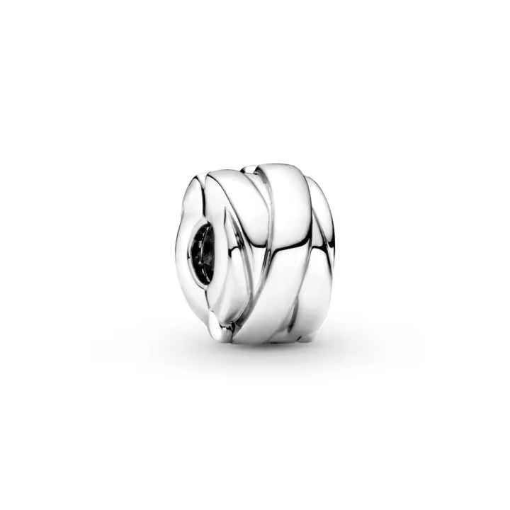 Pandora Pandora Clip en plata de ley Cintas Pulidas 799502C00 , para Mujer - 1