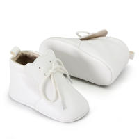 Botitas De Primavera Para Bebé PU Suaves Y Cálidas Con Cubierta De Tobillo Para Caminar Por Primera Vez Tallas Para 0-18 Meses - details 5