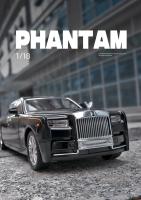 Modelo De Coche a Escala Rolls Royce Phantom 1:18 En Aleación De Metal Regalo Para Hombres Decoración Para El Hogar Juguete Para Niños - details 0