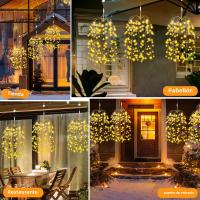 Luces LED USB De Fuego De Artificio Para Jardín Impermeables Decoración De Navidad Para Césped Patio Casa De Madera Arbolillo - details 3