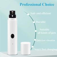 Cortauñas Eléctricas Para Perros Y Gatos Recargables USB Con Luz LED Cortauñas Silenciosas Para Uñas De Pies De Mascotas Suministros De Peluquería Para Mascotas - details 3