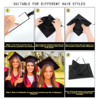 Banda Diadema para Birrete de Graduación - Accesorio Antideslizante para Gorras de Graduación, Ideal para Mujeres Graduandas - details 7
