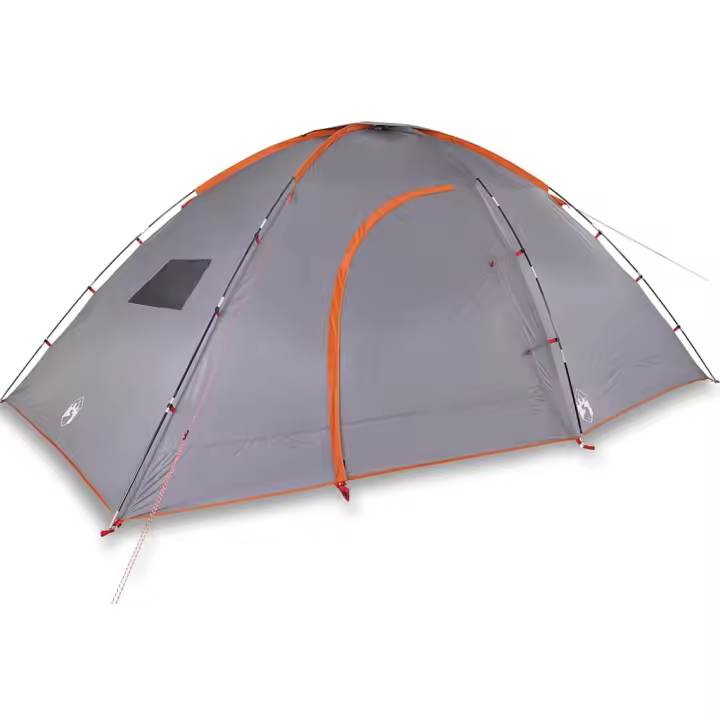 vidaXL Tienda de campaña para 8 personas impermeable naranja - 1