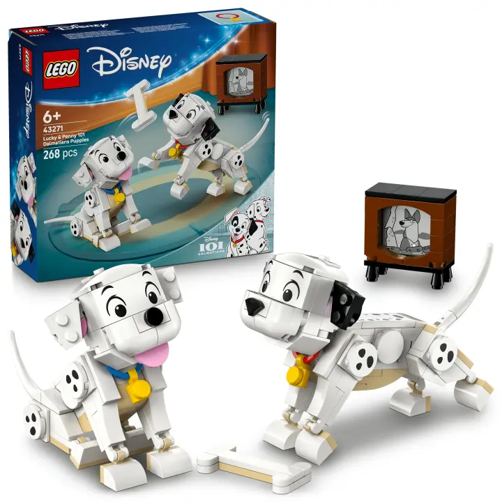 [PREVENTA] LEGO® | Disney Lucky y Penny: Cachorros de 101 Dálmatas Idea de Regalo, Personajes de Juguete Construibles, Divertido Obsequio Para Niñas, Niños y Fans a Partir de 6 Años 43271 - 1