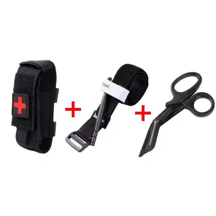 Tijeras De Primeros Auxilios Tácticas Para Supervivencia En Exteriores Materiales Seguros Trauma Gauze Rescate Emergencia Medico Paramedic - 1
