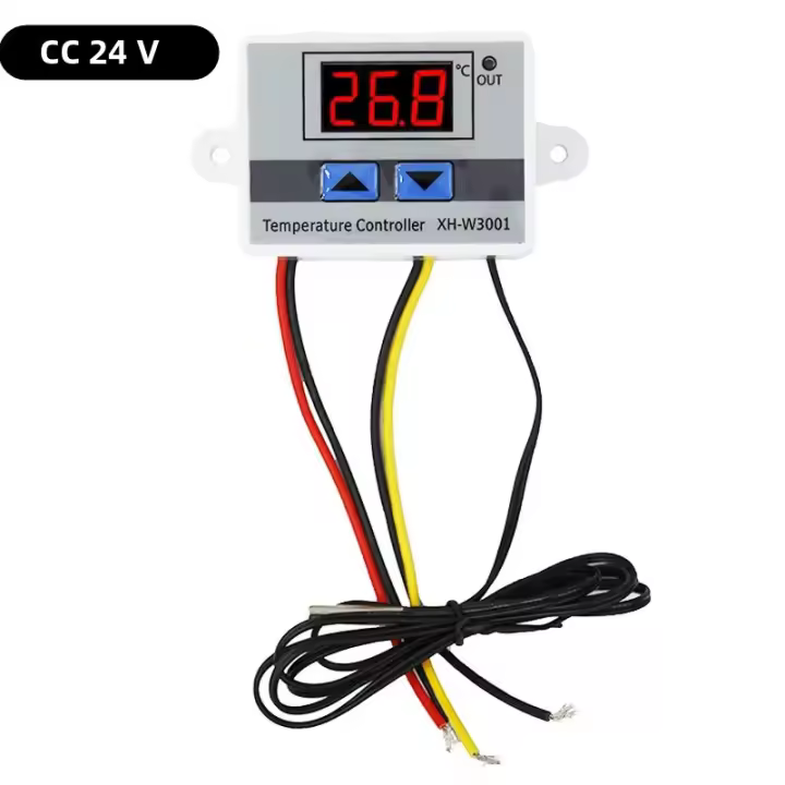 Controlador De Temperatura W3001 220V 12V 24V Termostato Inteligente Para Incubador Con Sensor Regulación De Calor Y Frío - 1