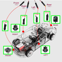 Sistema Multimédia Para Android Con Cámara 360° Para Coche Visión Panorámica 360° Cámara Para Automóvil Impermeable Con Rango Dinámico Ancho Y Zoom Digital - details 5