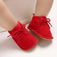 Botitas De Nieve Para Bebé Niño Y Niña Zapatos De Primera Caminata Invierno Algodón Cálido Antideslizante Suela Nuevo Nacido Zapatos Para Cuna - details 21