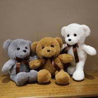 Oso De Peluche Grande 30cm En 16 Estilos Rosa Gris Blanco Suave Muñeco De Peluche Juguetes Para Niños Y Niñas Regalo De Cumpleaños - details 15