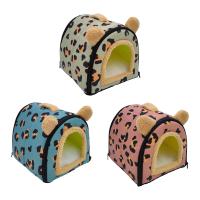 Casa De Mascotas Plegable Confortable Para Todas Las Estaciones Cama Para Gatos Y Perros Con Almohadilla Desmontable Y Lavable Tamaño Grande Para Mascotas Pequeñas Y Medianas - details 0