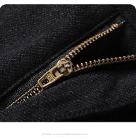 Pantalones Casuales Para Hombre Invierno Terciopelo Grueso Cálido Ajustados Estilo Recto Elásticos Pantalones Largos Para Jóvenes - details 18