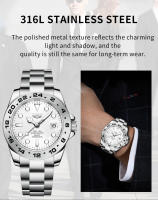 Reloj De Pulsera Deportivo Para Hombre LIGE Marca Top Militar Lujo Acero Inoxidable Resistente Al Agua Cuarzo Reloj Masculino Con Manos Luminosas Y Marcadores Arábigos - details 5