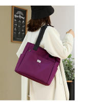 Bolso De Hombro Nylon Impermeable Gran Capacidad Bolso Tote Para Trabajo Escuela Y Viaje Ligero Y Práctico Para Mujer - details 24
