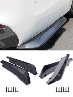 Spoiler De Fibra De Carbono Para Coche Universal Protección Contra Rasguños Difusor Splitter Delantero Y Trasero Extensión De Borde Lateral - details 0