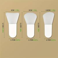 Set De 3 Pinceles De Silicona Suave Para Máscara Y Maquillaje Mini Espátula De Belleza Facial Herramienta Para Masculina Y Femenina - details 5