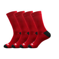 4 Pares De Calcetines Deportivos Profesionales Para Verano Protección Del Pie Ciclismo Altura Media Funda De Toalla Transpirables - details 2