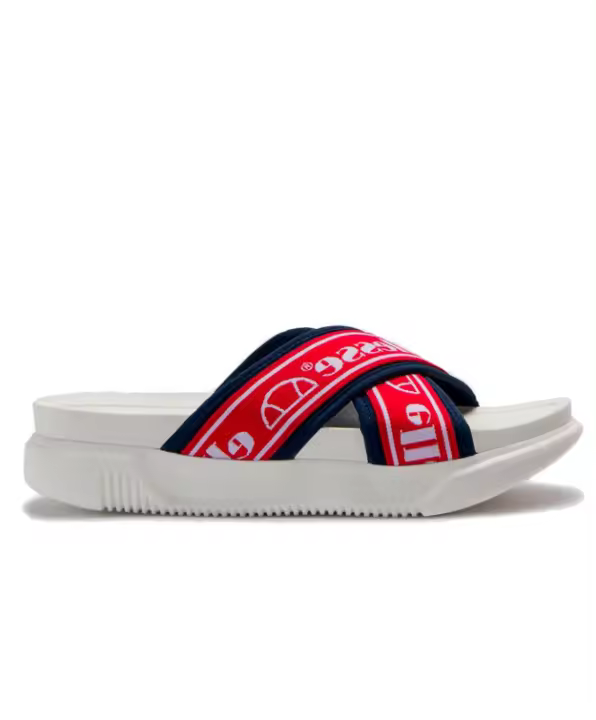 Chanclas Ellesse Italia Denso Cross para mujer en color blanco - 1