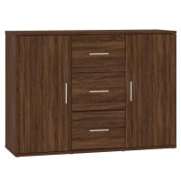 Aparador de madera contrachapada 91x29,5x65 cm Mueble de Almacenaje de Salón, Buffet para salón, Armario Auxiliar, Armario de Almacenamiento - details 7