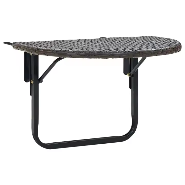 Mesa de Jardín de marron sintético 60x60x40 cm - 1