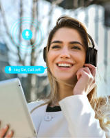 Auriculares Bluetooth HROEENOI JZ02 Con Cancelación De Ruido Activa Altavoz Inalámbricos Circulares Con Micrófono Y Bajo Profundo - details 3
