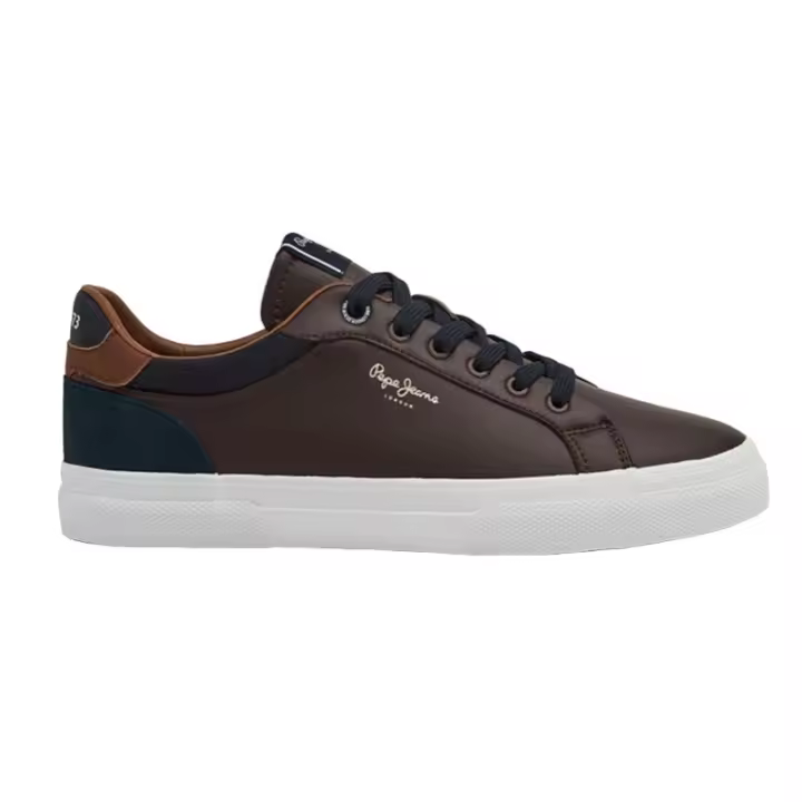 Pepe Jeans Kenton Court Hombre Zapatilla Casual Referencia: PMS30839 Marrón Pepe Jeans Esta zapatilla es la estrella urbana de la marca Pepe jeans. Fácil de combinar gracias a su corte en piel y sintético y su color Marrón, me - 1