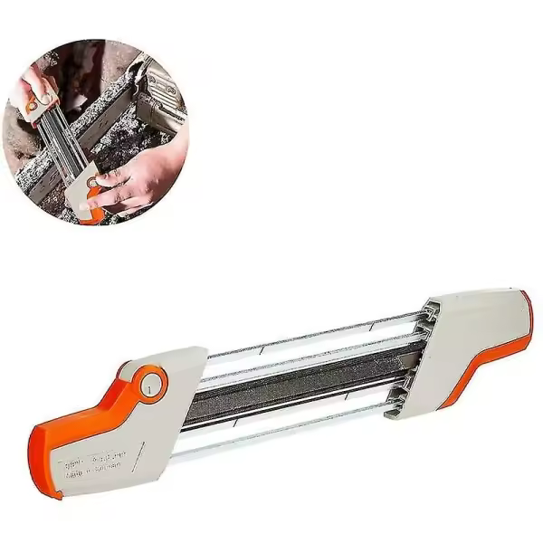56057504303 Afilador de motosierra compatible con cadena de motosierra Stihl 3/8p para Stihl 2 en 1 lima única 4,0 mm - - 1