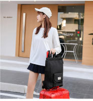 Mochila GRANDE impermeable para ordenador portátil, bolso escolar Unisex, Color sólido, japonés, bla - details 21
