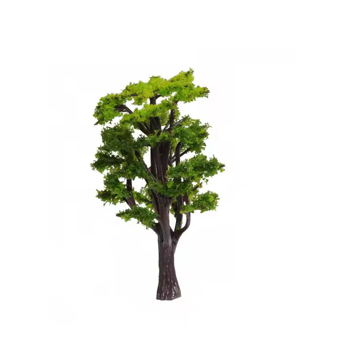 Arbolillo Antiguo Artificial Para Jardín De Playa Ornamento De Modelo De Edificio DIY Decoración De Ferrocarril Tamaño Miniatura - 1