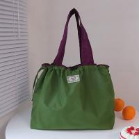 Bolsa De Compras Ecológica Y Fashion Con Cierre De Cordón Bolsa De Viaje Impermeable Reutilizable Y Plegable Para Supermercado - details 14