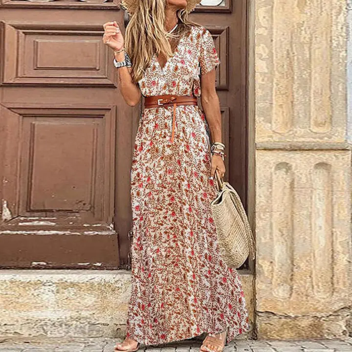 2025 Vestido Largo Bohemio para Mujer - 1