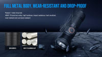 Linterna LED Recargable Trustfire MT20 1050LM Tipo C USB Mini Con Luz De Trabajo 18350 Magnete En La Cola Distancia De Iluminación 200-500 M Impermeable Aluminio Negro - details 7