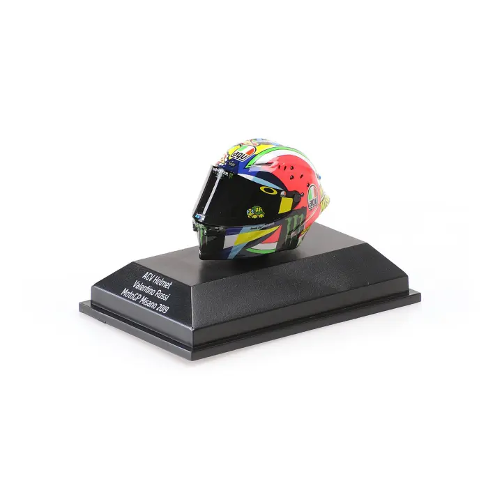 MINICHAMPS 1/8 CASCO AGV VALENTINO ROSSI MOTOGP MISANO 2019 - 399190096 - 1