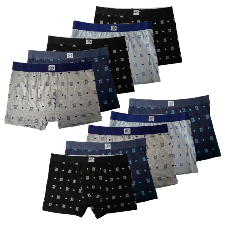 FATIVE Pack 10 Boxers Hombre | Máxima Comodidad y Suavidad | Colores Surtidos 10 Unidades, Ropa Interior Hombre, Calzoncillos Hombre - 1