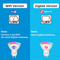 Bombilla LED Zigbee GU10 Wifi Inteligente Control Por Voz Compatible Con Alexa Google Smartthings Luz Spot 110V 220V RGBCW 40000Hrs - details 2