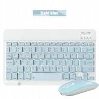 Teclado Inalámbrico Bluetooth Recargable Para Tablet Android iOS Windows Huawei Samsung Xiaomi Pad Mouse Compatible Con 2024 - details 8