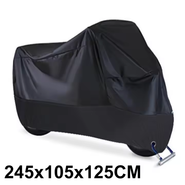 Cubierta De Moto Impermeable Y Resistente Al Desgaste Para Exterior E Interior Cubierta De Motocicleta Para Todas Las Estaciones Protección UV Y Antipolvo Para Todo Tipo De Scooters - 1