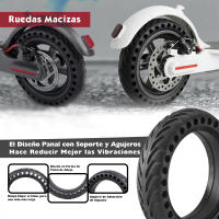ANSENI Ruedas Macizas de 8.5Pulgadas para Patinete Electrico, Neumáticos de Reemplazo, Antipinchazo Compatible con Xiaomi Scooter M365/M365 Pro, Xiaomi 1S, Cecotec - details 3