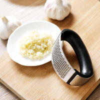 Prensa De Ajo Manual De Acero Inoxidable Herramienta De Cocina Para Frutas Y Vegetales Molinillo De Ajo Ecológico Y Duradero - details 0