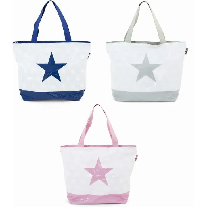 Bolsa de Playa Gerimport Star Azul 52 X 40 Cm - Práctica y Espaciosa - 1