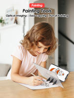 Tablero De Dibujo Por Proyección 1pcs Con Proyector De Dibujo Y Trazado Tablero De Esbozo Reflectivo Dimmer Montessori Para Niños - details 0