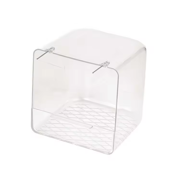 Bañera transparente para pájaros de COPELE - 1
