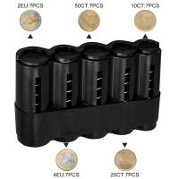 Caja De Almacenamiento De Monedas Creativa Monedero Dispensador De Euros Contenedor De Alta Calidad Bolsas De Dinero Bins 2023 Para Hombres Y Mujeres - details 0