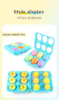 Juguetes Educativos Montessori Para Bebés 6Pcs Huevo Inteligente Aprendizaje Infantil Reconocimiento De Colores Y Formas Para Niños 2-4 Años - details 4