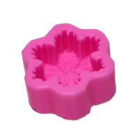 Molde De Hielo De Navidad En Forma De Copo De Nieve De Silicona Para Velas Y Sabores Herramientas De Decoración De Caramelos Y Chocolate Tamaño 8x8x3cm - details 6