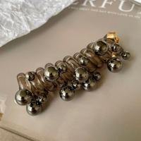 Cinta Elástica De Perlas Brillantes Para Pelo Con Lazo Y Trencitas Accesorio Para Mujer Cinta Para Coletas Moda Casual - details 5