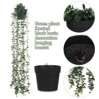 Plantas Artificiales Colgantes Con Maceta Vinateras Para Decoración Interior Y Exterior De Hogar Vines Postizos Para Exposición - details 3