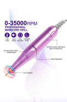 Máquina De Uñas Recargable Eléctrica Con Conexión USB Set De Perforación De Uñas Y Pelacolores Bajo Ruido Herramienta De Manicura - details 1
