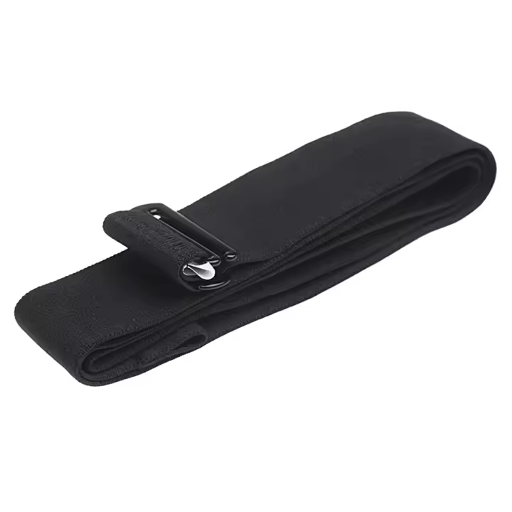 Correa de pecho con Sensor de ritmo cardíaco para Coospo Polar Wahoo Garmin, banda elástica suave, color negro - 1